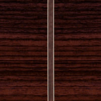 Black walnut strip with white contrasting lines on both sides (only in the combination with a contrasting line binding)